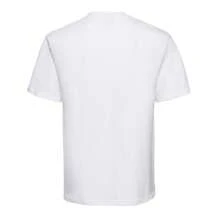 Russell Mens Classic Plain Heavyweight T-Shirt (White) - White - View 3
