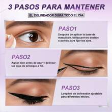 Sace Lady Liquid Eyeliner Waterproof Nib - 黑色 - 查看 7
