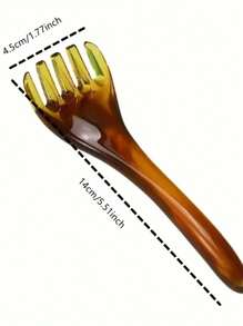 Scalp Massager(Plastic), Gua Sha Back Massager, Head Scratcher Portable Hand Held SPA Head Massager For Deep Relaxation, Back To School Supplies