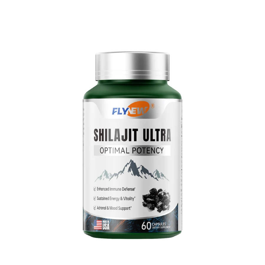 Pure Himalayan Shilajit 40000mg Maximum Potency Capsules 60 Count With L-Arginine & Proprietary Blend For Enhanced Energy And Immune Support Men & Women Better Than Shilajit Resin, Energize By DayTime & Enjoy By Nighttime | 30-Days Supply , 60 Capsules - 無味的 - 查看 1