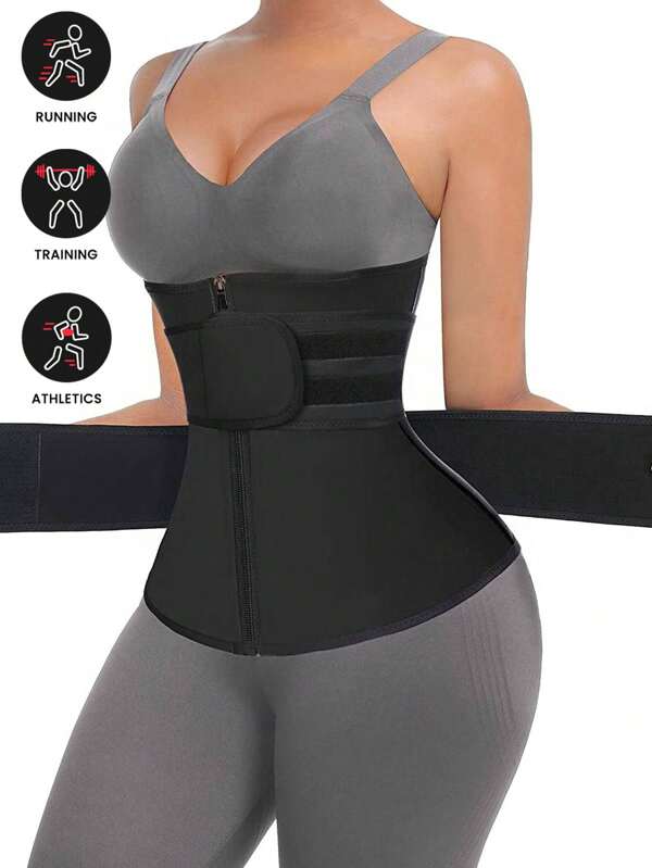 Sports Outdoor Synthetic Rubber Sports Waist Belt Shapewear Waist Trainer Corset Gym Accessories