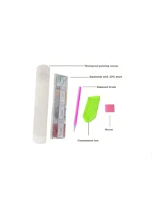 Diamond Painting Kit, Square Diamonds Without Frame - Nhiều màu - Xem 6