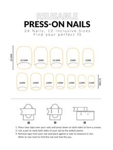 24pcs Long Nails Square Plain Yellow Color False Nails Set, Suitable For Women And Girls Wear - Yellow - View 5