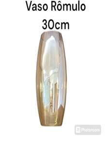 Romulo Rounded Amber Glass Vase For Flowers And Decoration - Gold - View 5