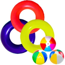 Neon Round Inflatable Float 76 Cm Swimming Pool Beach Summer Fashion - 黃色 - 查看 5