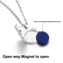 Collier pendentif d'aromathérapie en cristal Médaillon à fleurs de l'arbre de vie ouvert Collier de parfum Diffuseur d'huiles essentielles Bijoux Pendentifs strass Colliers d'arôme