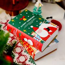 3PCS Giáng sinh thủ công DIY hình cuốn sách hộp giấy đóng gói bánh quy vỏ sò hộp quà tặng đóng gói đồ trang trí Giáng sinh đồ trang trí Giáng sinh quà tặng Giáng sinh giấy gói quà Giáng sinh vật dụng tiệc Giáng sinh túi quà Giáng sinh túi Giáng sinh nhãn dán Giáng sinh - Nhiều màu - Xem 3