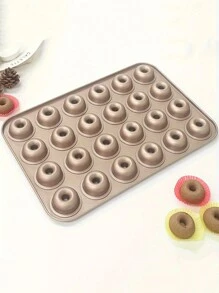 1pc Mini Donut Mold, Small Cake Mold, Cartoon Madeleine Mold,Muffin Mold, Household Baking Pan, Kitchen Accessories, Baking ToolsDly Supplies