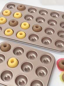 1pc Mini Donut Mold, Small Cake Mold, Cartoon Madeleine Mold,Muffin Mold, Household Baking Pan, Kitchen Accessories, Baking ToolsDly Supplies