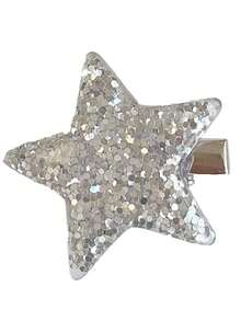 5pcs Glittery Star Hair Clips, Y2K Style, Side Bangs Clips For Women - Multicolor - View 5
