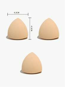 baopinger 1pc Triangular Zongzi Makeup Sponge Pyramid Makeup Sponge Makeup Sponge Expands When Exposed To Water Facial Makeup Sponge Facial Wet Compress Makeup Sponge Wet And Dry Dual Use No Powder Stuck Or Powder Eaten Used For Facial Mixing Lotion Makeup Tool Multiple Colors To Choose From The First Choice For Makeup Tools Easy To Carry When Traveling Suitable For Anyone - Multicolor - View 7