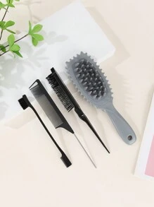 4 cái, 1 cái bàn chải gội đầu mát xa da đầu chà xát với silicone mềm cho tóc, lược khí hình bầu dục có tay cầm, lược tạo kiểu định hình, lược gỡ rối tóc, lược tạo kiểu tóc chuyên nghiệp, lược chải tóc bồng bềnh, lược tạo kiểu định hình tóc xoăn, lược định hình tóc xoăn, lược tạo kiểu tóc xoăn, lược tạo kiểu định hình tóc xoăn, lược tạo kiểu tóc xoăn, lược tạo kiểu tóc xoăn, lược tạo kiểu tóc xoăn, giảm tóc kéo và tách tóc xoăn, gỡ rối, định hình và định hình tóc xoăn, sử dụng ướt và khô, lược gội đầu mát xa bằng silicone mềm, lược gội đầu mát xa da đầu, lược mát xa da đầu tóc khô/ướt 2 trong 1, lược gội đầu mát xa da đầu, lược chăm sóc da đầu để chăm sóc da đầu, phù hợp cho nam, nữ, bộ 3 lược tạo kiểu tóc, lược chải tóc đuôi chuột, lược chải tóc cho tiệm, lược chải tóc đuôi chuột, lược kiểm soát hai cạnh, lược chải tóc đuôi chuột để rẽ ngôi, chải ngược ra sau, chải tóc, chải tóc mượt cho phụ nữ, lược chải tóc/lược chải tóc - Nhiều màu - Xem 9