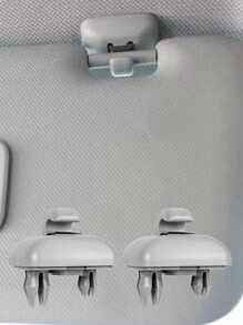Sun Visor Clip Accessories For Audi A3, A4L, A5, A6L, Q5, Q3 - Grey - View 5