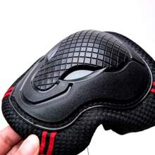 6 Stücke/Set 6 in 1 Kniepolster, Ellbogenpolster, Handgelenkschützer Schutzausrüstung Set für Skateboarding, Inliner, Rollerskating, Radfahren, Fahrrad, Scooter, Mehrsportarten - Verschiedenfarbig - Übersicht 9
