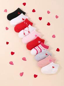 10 pares de calcetines tipo barco para bebé niña, calcetines bajos de color nude para bebé y niño pequeño. Calcetines de barco de moda adecuados para bebés niños y niñas. Calcetines para bebés, recién nacidos, niños pequeños e infantes. - Multicolor - Ver 2