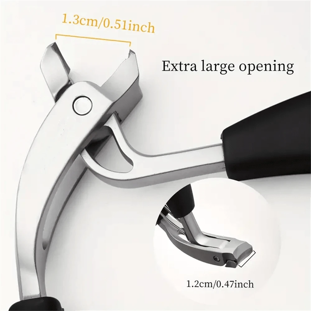 Professionelle Edelstahl Nagelknipser - ergonomisches gekrümmtes Design ...