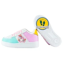 Tenis Para Niñas Con Lindo Diseño De Unicornio Calzado Deportivo Con Suela Cosida Estilo Moderno Y Casual 037-BMLU - Blanco - Ver 5