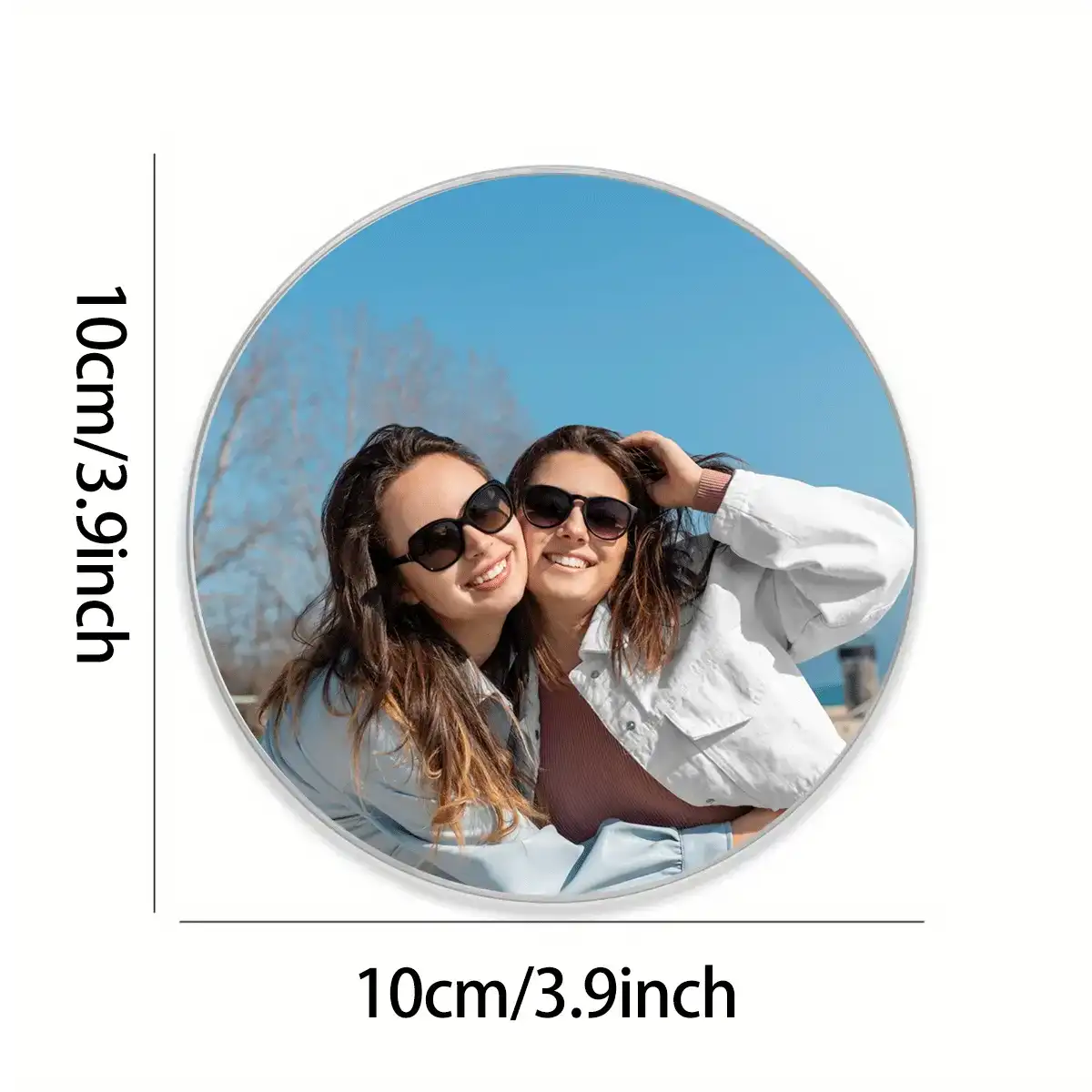 1pc Custom Couple Photo Plaque, Personalized Acrylic Plaque, Custom Couple Photo Gift, Custom Year Acrylic Plaque, Personalized Picture Frames, Custom Plaque Photo, Couple Photo Plaque Print, Wedding Gift, Anniversary Gift, Housewarming Gifts, Mother's Day Gift, Father's Day Gift, Gift For Mom/Dad, Gift For Him/Boyfriend/Husband, Gift For Her/Girlfriend/Wife/Bestie Birthday Graduation - White - View 7