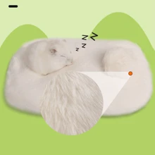 Universal Long Plush Warm Lounging Mat For Small Pets, Soft & Skin-Friendly, Suitable For Autumn/Winter, Warm Sleeping Foot Mat, Guinea Pig & Rabbit Cotton Nest