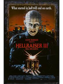 1PC Hellraiser Fantasy Horror Suspense Movie Poster For Living Decoration Kids Room Canvas Painting Art Home Wall Decor Picture No Frame