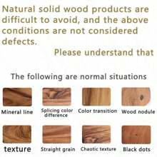 1 sztuka Retro Style Okrągła Solidna Drewniana Dekoracyjna Taca - Wielofunkcyjny Talerz Obiadowy, Nadaje Się Do Łazienek, Wystrój Domu, Hotele Najlepsze Prezenty Talerze Urodzinowe Akcesoria Kuchenne Dekoracje Kuchenne Tace Taca Na Owoce Dekoracja Tacy