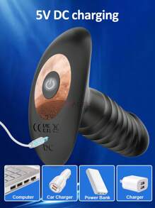 Thrusting Dildo Anal Plug Vibrator With App Control Sex Toy For Men Women, Prostate Massager With 9 Thrusting & Vibrating Modes, Thrusting Vibrator Anal Vibrator Butt Stimulator Plug For Male Female Sex Products