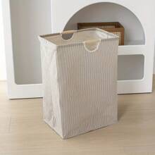 CASEGRACE 1pc Large Capacity Foldable Laundry Basket - Space-Saving Collapsible Hamper With Handles For Clothes, Towels & Toys Storage - Perfect For Bathroom, Family, Dorm, Bedroom, Laundry Room Organization And Storage Decor, Room Decorations, Decorations, Decor, Storage, Organizer Dress Pants Shoes Jeans Boots Skirt Laundry Hamper, Washing Basket Bathroom Organizer, Basket, Storage Basket, Foldable Laundry Basket