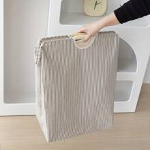 CASEGRACE 1pc Large Capacity Foldable Laundry Basket - Space-Saving Collapsible Hamper With Handles For Clothes, Towels & Toys Storage - Perfect For Bathroom, Family, Dorm, Bedroom, Laundry Room Organization And Storage Decor, Room Decorations, Decorations, Decor, Storage, Organizer Dress Pants Shoes Jeans Boots Skirt Laundry Hamper, Washing Basket Bathroom Organizer, Basket, Storage Basket, Foldable Laundry Basket