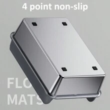 Large Capacity Stainless Steel Cat Litter Box, Pet Supplies - Light Grey - View 9