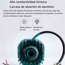 Foco Led 3 Pulgadas 100w Amarillo 6000 Lumens - Amarillo - Ver 5