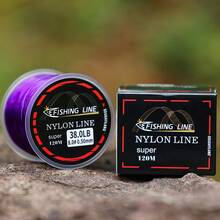 Sougayilang New Design 120M Nylon Fishing Line Urable Monofilament Fishing Line 0.14mm-0.50mm Strong Fishing Lines Smooth Casting Line - Purple - View 10