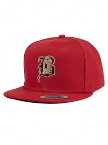 1 bucată șapcă de baseball gotică B cu litera B pentru bărbați, costume de Halloween, noapte înfiorătoare, joc de baseball, baschet, potriviri de toamnă, stil sportiv, ținută anii 90, culori strălucitoare, pălărie cu boruri plate, hip-pop, căciulă ajustabilă pentru tată, ocazional, pălărie sport pentru femei și Bărbați, șapcă casual cu protecție solară pentru călătorii, petreceri și plajă, ideală pentru cadouri - culoare solidă - Vizualizare 8