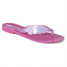 Maresia Hearts Kids Flip Flops For Girls Mar&Cor - 玫紅色 - 查看 4