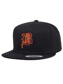 1 bucată șapcă de baseball gotică B cu litera B pentru bărbați, costume de Halloween, noapte înfiorătoare, joc de baseball, baschet, potriviri de toamnă, stil sportiv, ținută anii 90, culori strălucitoare, pălărie cu boruri plate, hip-pop, căciulă ajustabilă pentru tată, ocazional, pălărie sport pentru femei și Bărbați, șapcă casual cu protecție solară pentru călătorii, petreceri și plajă, ideală pentru cadouri - culoare solidă - Vizualizare 2