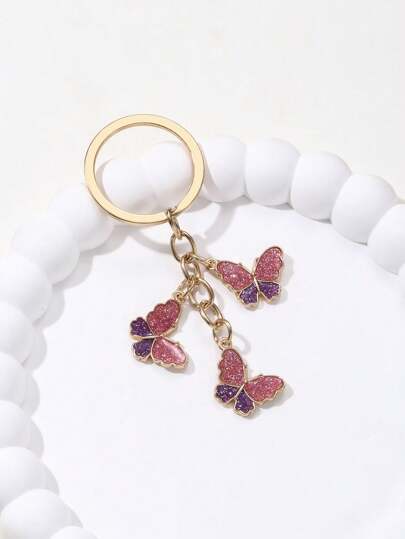 Porte-clé Papillon Mignon De Style Coréen Nouvellement Arrivé