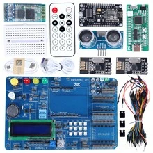 TSCINBUNY Kit de iniciación de electrónica para Arduino, tarjeta de desarrollo programable profesional con Set completo, mejor de kits de aprendizaje de electrónica con códigos e instrucciones - Beis - Ver 2