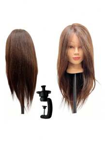 Mannequin Head 80% Human Hair Real Stylists - Multicolor - View 2