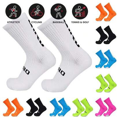 Sports Outdoor Pro Racing Compression Cycling Socks Compression Breathable Mountain Bike Racing Socks Men Women
