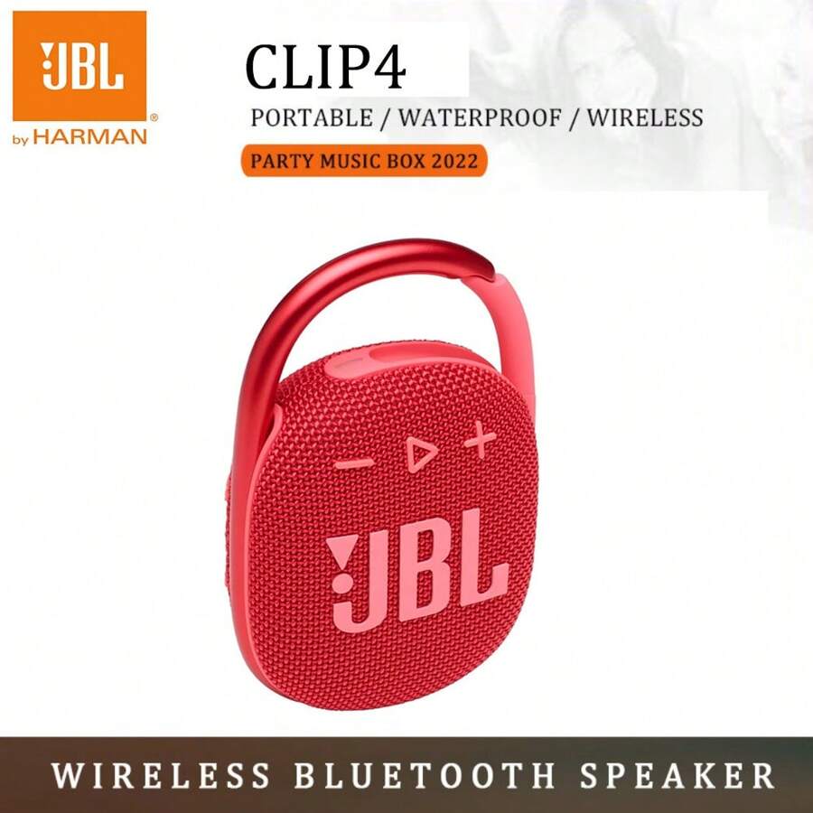JBL CLIP 4 藍牙喇叭，IP67 防水/10 小時播放時間，便攜式迷你無線喇叭，適合戶外旅行，JBL 原裝