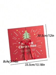 24pcs/Box Empty Gift Boxes For Christmas Gift Advent Calendar Blind Box DIY Gift Packaging Holiday Blank Gift Boxes Set Christmas Decorations Christmas Decor Christmas Gifts Christmas Wrapping Paper  Christmas Party Supplies Christmas Gift Bags Christmas Bags Christmas Stickers - Multicolor - View 9