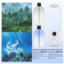 壁挂式自动香薰机 酒店香薰精油扩散器 家用香薰机 浴室除臭香薰机 客厅空气扩散器 卧室香水机 可充电定时 5种工作模式 5种精油可选 白色办公室空气清新剂/套装包含1台香薰机1瓶香薰精油