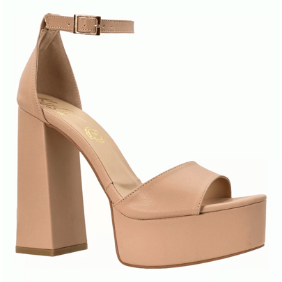 Premium Nude Women's Platform High Heel Sandal Shoes