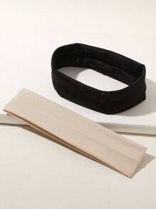 6 chiếc băng đô bản rộng trơn màu, phụ kiện tóc, băng đô turban, băng đô thấm mồ hôi, băng đô nơ cài tóc thu đông cho trang phục du lịch khăn quàng cổ thanh lịch cho phụ nữ khăn bandana mềm mại quấn đầu - Nhiều màu - Xem 4