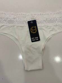 Kit 3\5 Seamless Panties With Lace On The Elastic/Normal Panties/608 - 彩色 - 查看 3