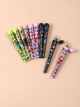 1pc/5pcs/10pcs 120mm Patterned Herbal Cone-Shaped Flip-Top Storage Tube, Portable & Lightweight Cigarette & Cigar Storage Box, High-Quality Medical-Grade Plastic Material, Essential Pipe & Smoking Accessory Storage Box, Great Gift For Friends & Family, Smoke Shop Item, Back To School Supplies