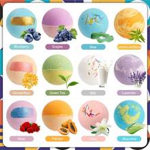 12pcs Bath Salts Bath Bombs, Color Split Art Series, 12 Different Fragrances, Bring Different Bathing Experiences, Use Bath Salt Balls For Bathing, Enjoy Bathing Time During Holidays - quantity - View 4