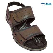 Pegada Men's Aniline Leather Sandal With 3 Types Of Adjustments - Màu nâu  Mocha - Xem 1