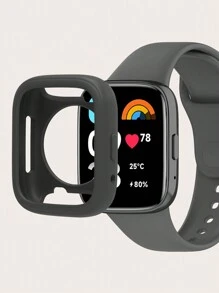 2 件装纯色男女款硅胶保护壳和表带，适用于 Redmi Watch 3 Active 日常休闲简约款 - Redmi Watch 3 Active - 查看 23