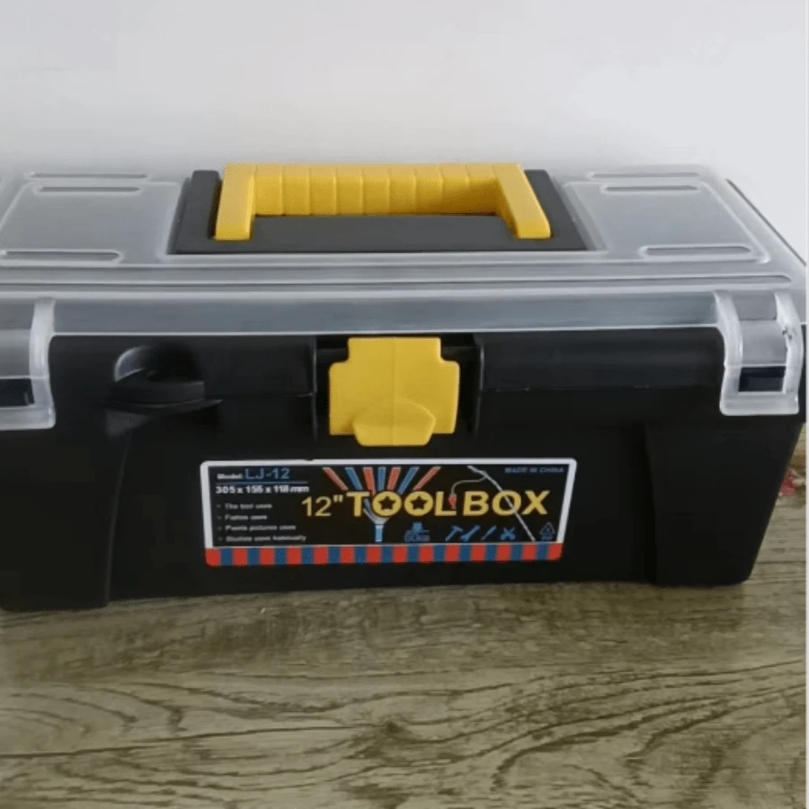 MultiFunctional Household Toolbox, Plastic Portable Tool Storage Box