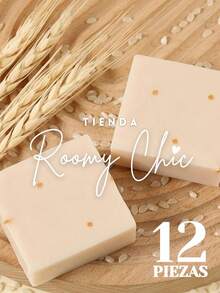 ROOMY CHIC Set Jabón en Barra de Arroz Tailandés Blanqueador Cuerpo Cara White Rice Aclarador Exfolia Quita Manchas Acné Manchas Solares Marca Minimiza Poros Exfolia Espinillas y Puntos Negros Ducha del baño Jabones De Arroz Jabón Aclarante Hidratante Tailandés Para Cuerpo Cara y Manos Limpieza profunda Belleza & Salud Cuidado personal Ducha del baño Jabones - Beis - Ver 9
